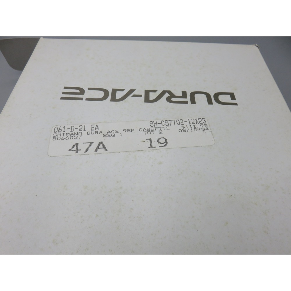Shimano Dura-Ace CS-7700 9 Speed Cassette 12-23T Road Bike Silver Japan